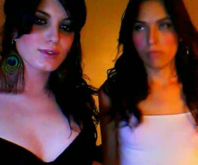 Destiny Hart with Friend on Webcam - ashemaletube.com