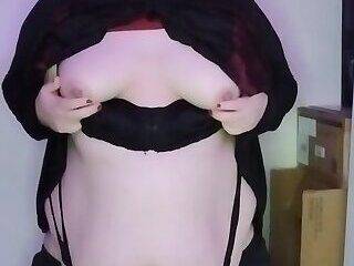 large sissy likes anus pleasure and a fancy horn xhguso - ashemaletube.com