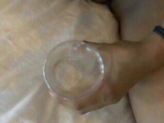 Cum in glass compilation - ashemaletube.com