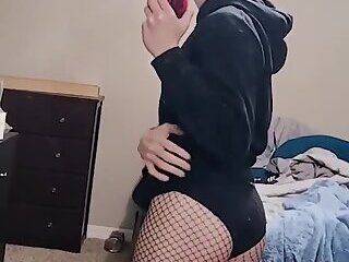 Trappy Chan Fishnet Solo - ashemaletube.com